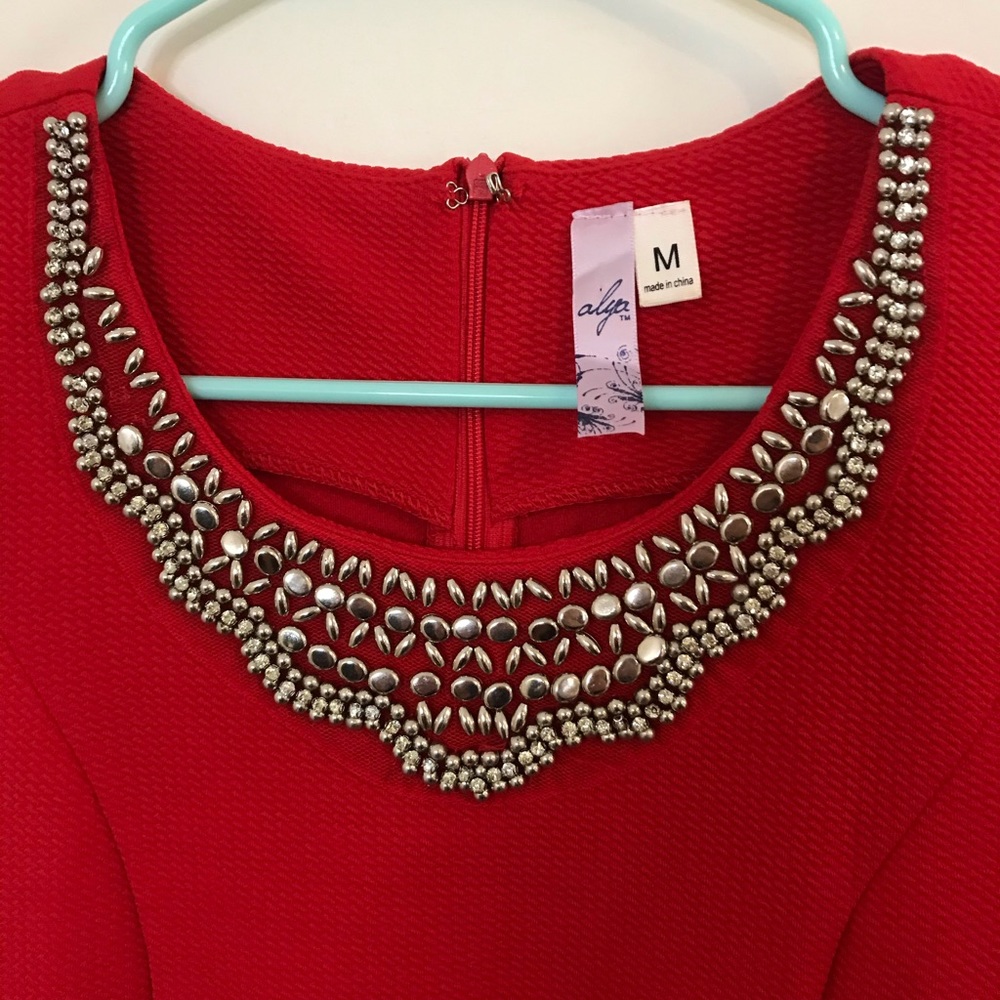 Red party dress!